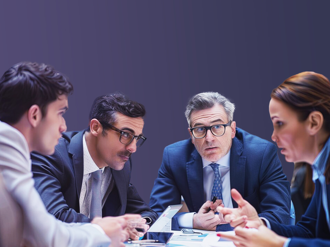 Management consulting solutions graphic