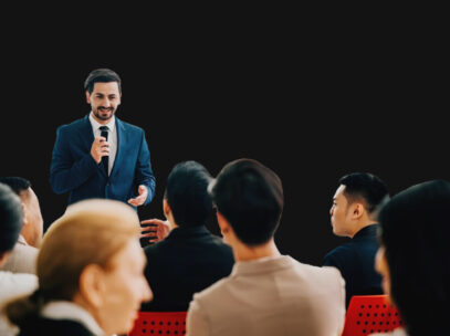 Public speaking training session image