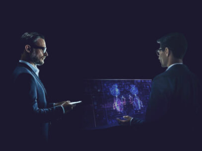 Technology consulting solutions graphic